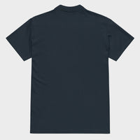 Shlita script polo - navy back