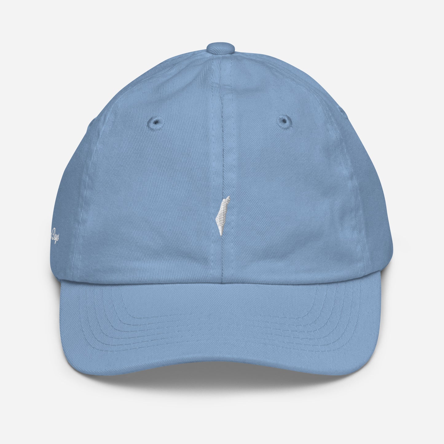 baby blue cap kids israel front