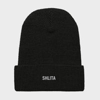 shlita box logo waffle beanie