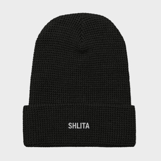 shlita box logo waffle beanie