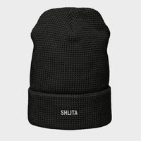 shlita box logo waffle beanie