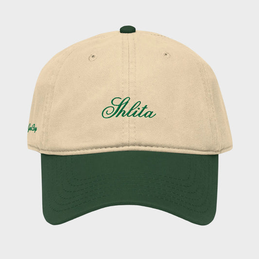 shlita script two tone spruce front