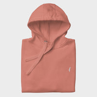the ralph hoodie - dusty rose folded