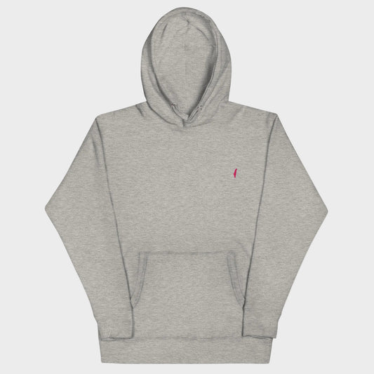 the ralph hoodie grey pink