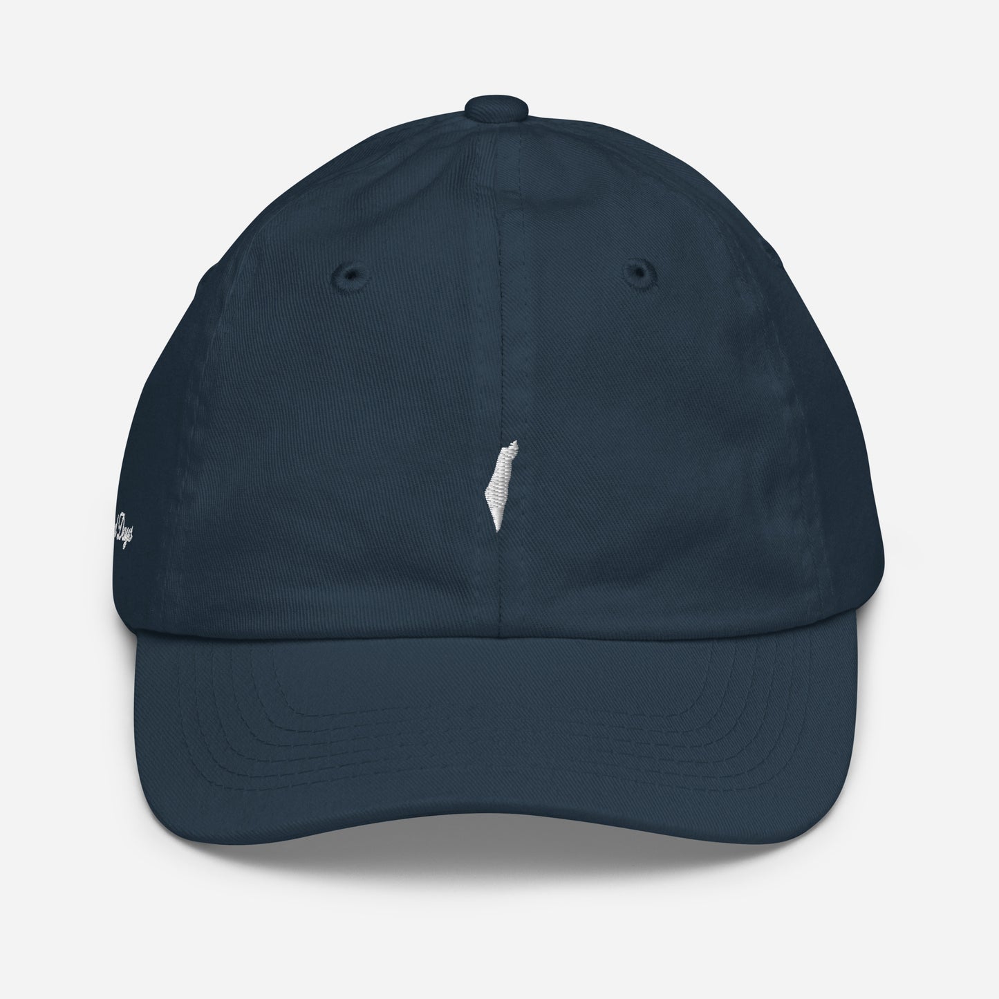 white navy cap front kids